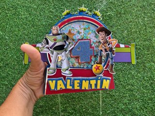 Topper Tarta Toy Story Shaker y Luces