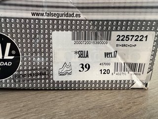 Zapatos de seguridad FAL negros/grises