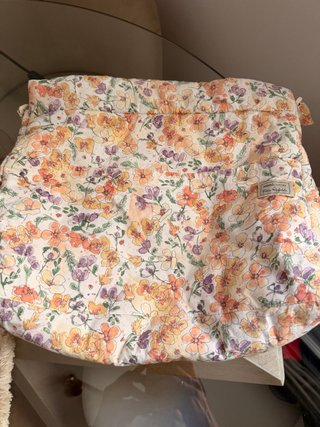 Bolsa carrito bebé floral minicoton