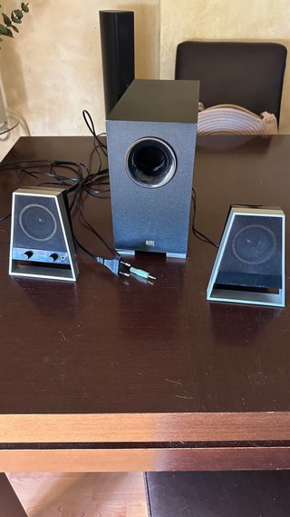 Altavoces Altec PC/TV Negro y Plata