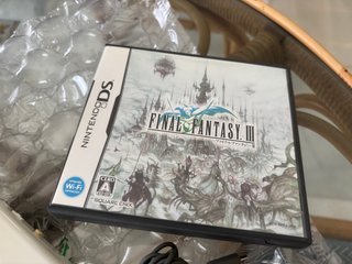 Final Fantasy III 3 Nintendo DS Consola Japones