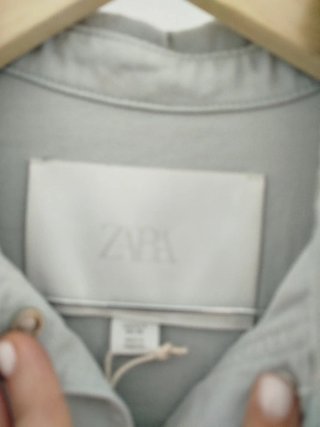 Sobrecamisa Zara Gris Talla S