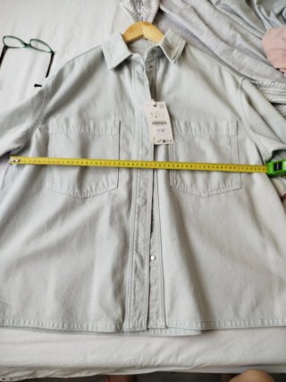 Sobrecamisa Zara Gris Talla S