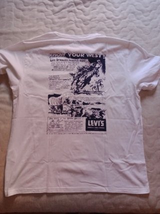 Camiseta Levi's blanca hombre
