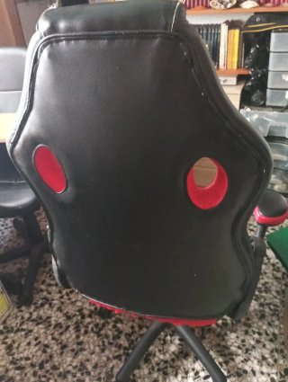 Silla Gaming Negra y Roja
