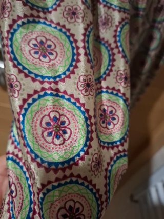 Vestido largo boho encaje bordado