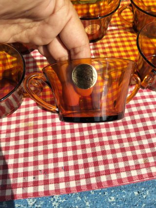 Juego de 6 tazas de consomé con dos asas Duralex
