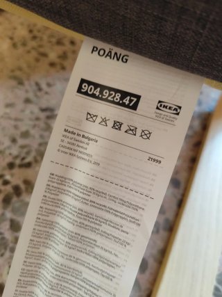 Sillón Poäng Ikea Madera Gris
