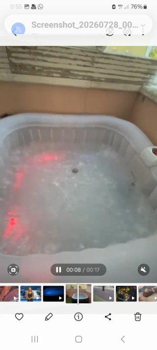 Jacuzzi Inflable AREBOS Negro/Transparente