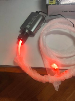 Fuente de luz LED para fibra óptica