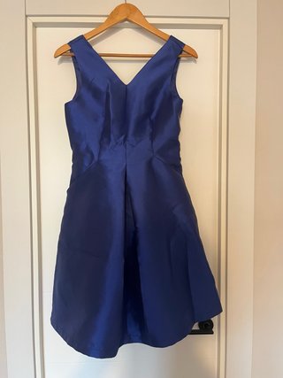 Vestido fiesta azul talla S
