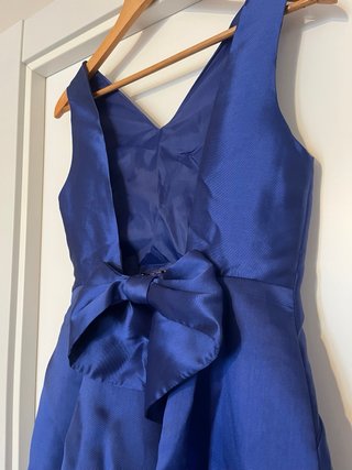 Vestido fiesta azul talla S