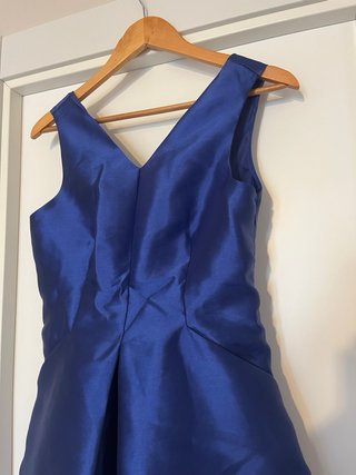 Vestido fiesta azul talla S