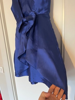 Vestido fiesta azul talla S