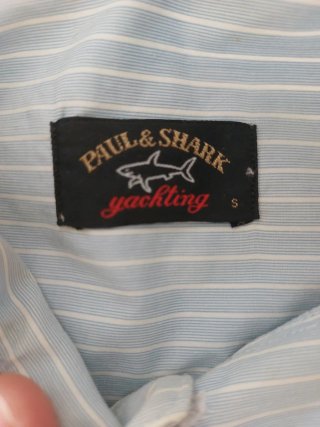 Camisa Paul & Shark Talla S Rayas Azules