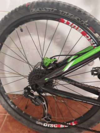 Bicicleta Ghost 26 Negra y Verde.marca GHOST