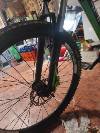 Bicicleta Ghost 26 Negra y Verde.marca GHOST