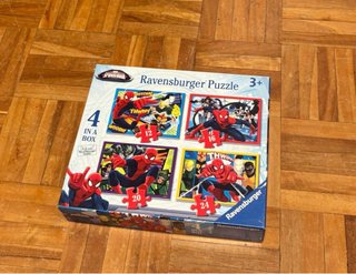 Pack 4 Puzzles Ravensburger Spiderman 3+