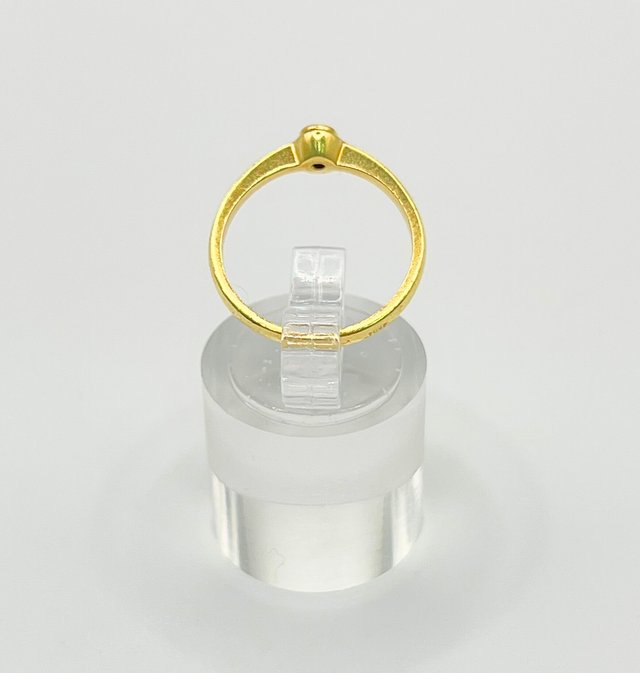 Anillo Oro 18k Circonita 2.40 gr