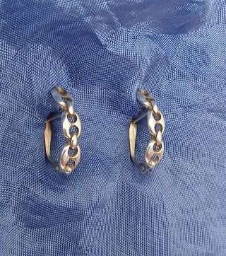 Pendientes Plata Ley Estilo Cartier