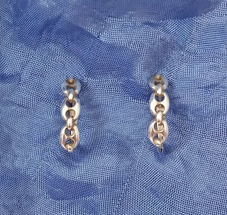 Pendientes Plata Ley Estilo Cartier