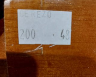 Rollo Tapacantos Madera color Cerezo 200x48