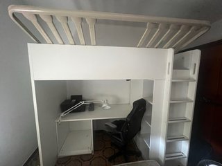 Estructura litera IKEA SMÅSTAD con escritorio