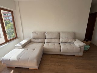 Sofá modular 3 plazas con canapé reclinable
