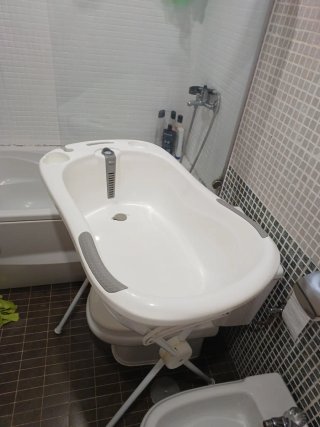 Bañera bebé con soporte