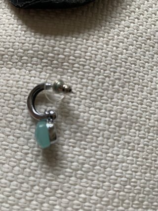 Orecchini pendenti argento e turchese