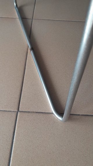 6 Sillas de Tela y Metal Azules