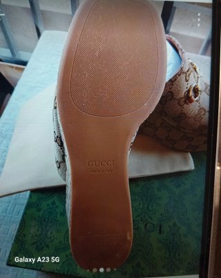 Sandali con zeppa Gucci donna