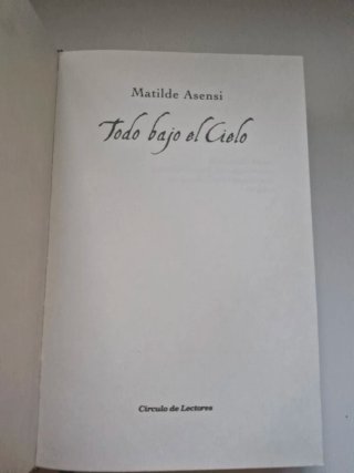 Todo bajo el cielo