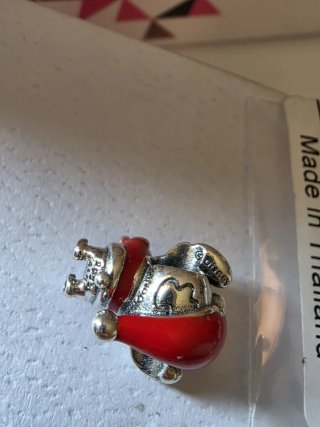 Charm Stitch Navideño Pandora Plata 925