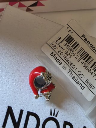 Charm Stitch Navideño Pandora Plata 925