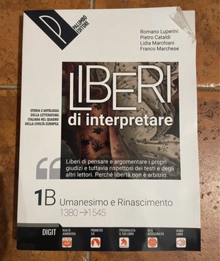 ⁠Liberi di Interpretare 1A 1B Luperini Palumbo