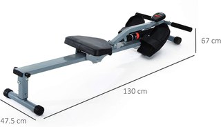 Remo Profesional para Fitness Entrenamiento en Casa Con Pantalla 130 X 67.5 X 67Cm