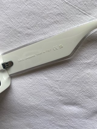 Occhiali da sole Dolce & Gabbana con logo bianco 6187