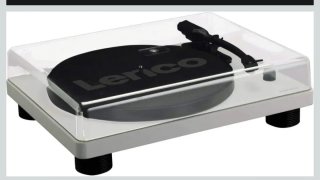 Lenco LS-50 Giradiscos USB Gris/Blanco