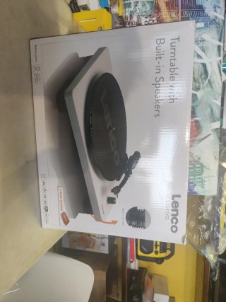 Lenco LS-50 Giradiscos USB Gris/Blanco