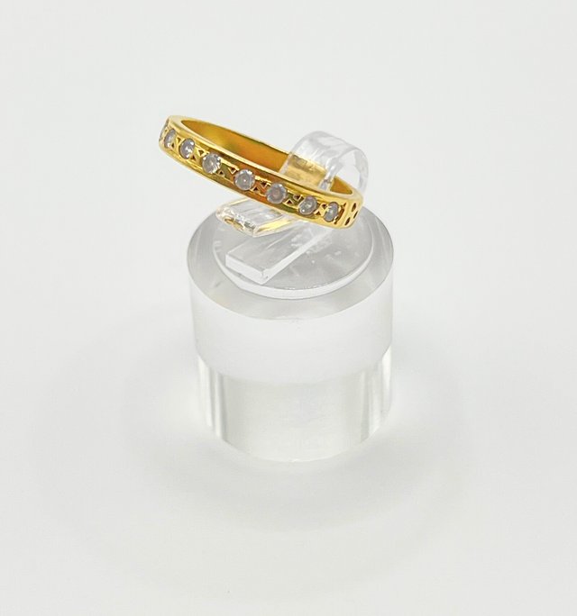 Anillo Oro 18k Circonitas 2.80 gr.