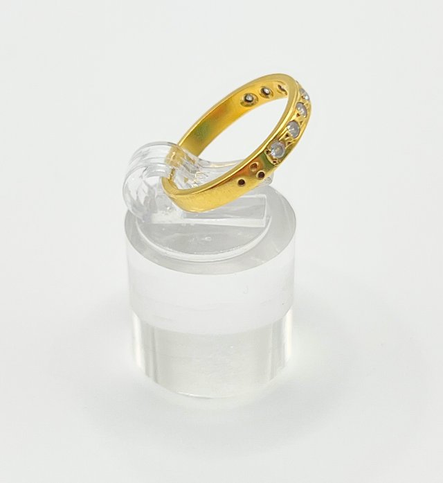 Anillo Oro 18k Circonitas 2.80 gr.