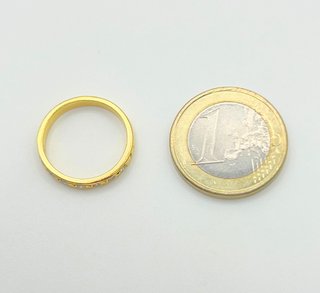 Anillo Oro 18k Circonitas 2.80 gr.