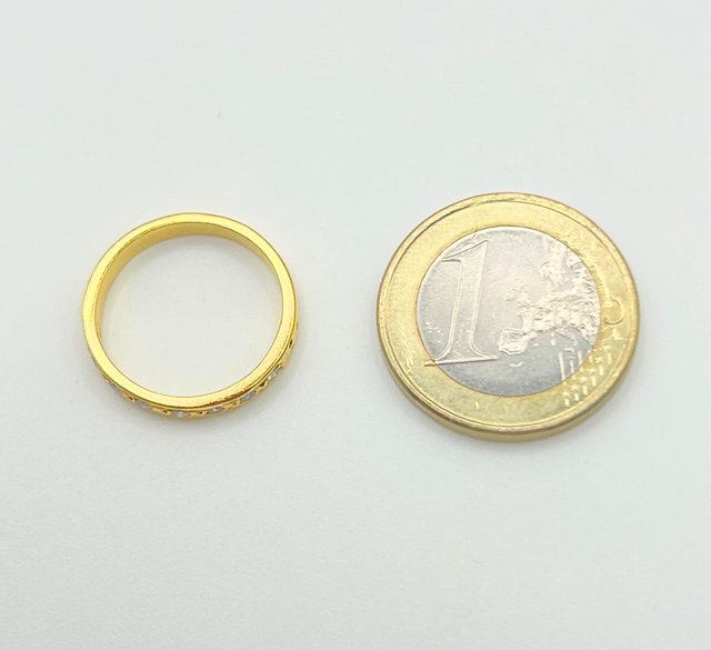 Anillo Oro 18k Circonitas 2.80 gr.