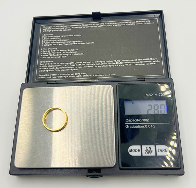Anillo Oro 18k Circonitas 2.80 gr.