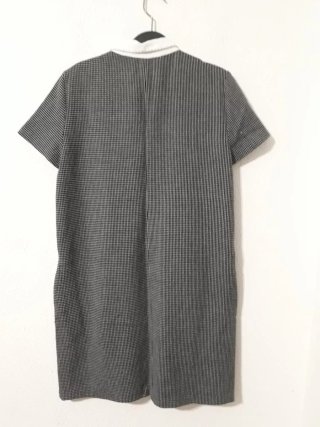 Vestido Zara cuello blanco