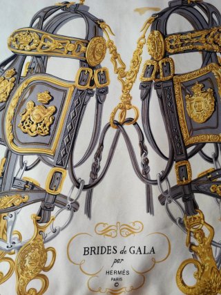 Carré 90 Hermes Seda Brides de Gala