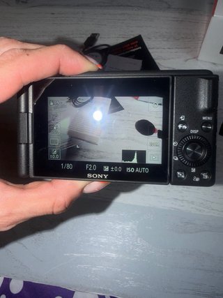 Cámara Sony ZV-1F Negra