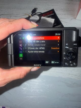 Cámara Sony ZV-1F Negra