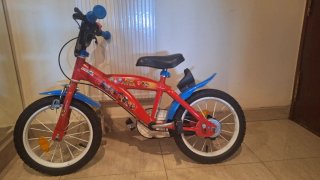 Bicicleta Patrulla Canina Roja